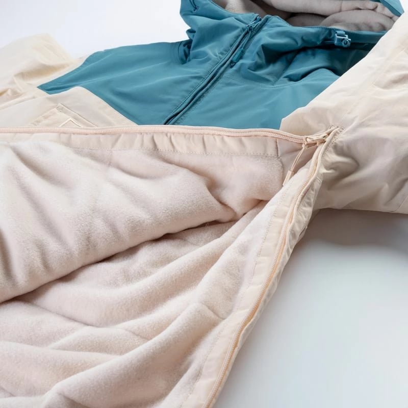 Jakne për femra Iguana, bezhë/kaltër