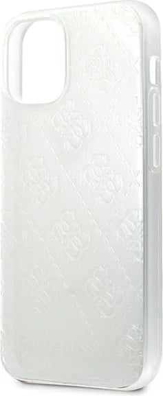 Mbështjellës Guess GUHCP12S3D4GTR për iPhone 12 mini 5.4", transparent