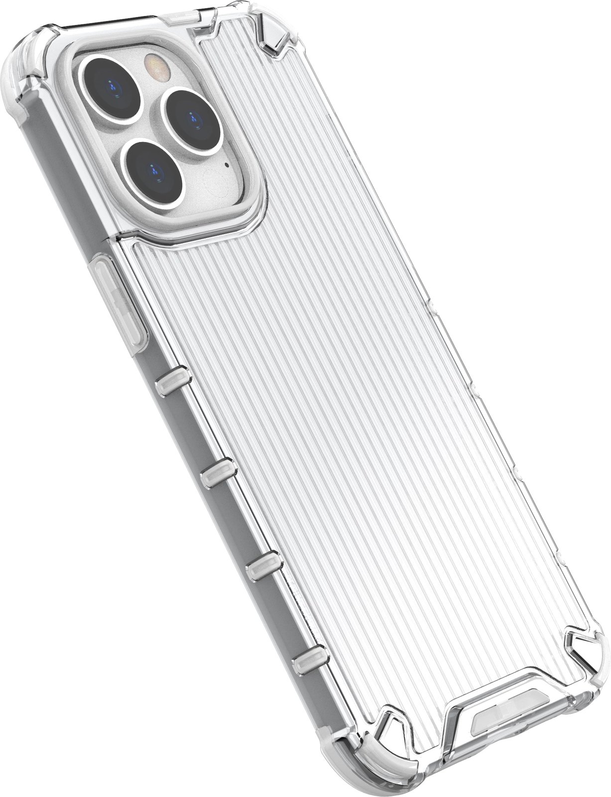 Mbështjellës Hurtel Ombre Protect Case për iPhone 14 Pro, rozë-kaltër