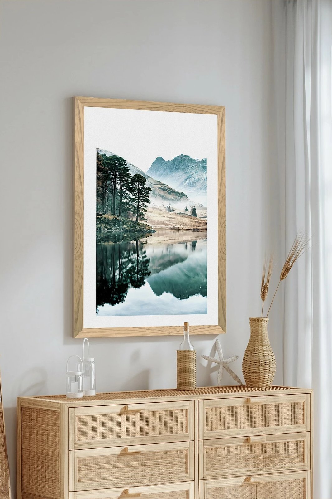 Pikturë dekorative murale, Tekhammdf91, shumëngjyrëshe, 33x48cm