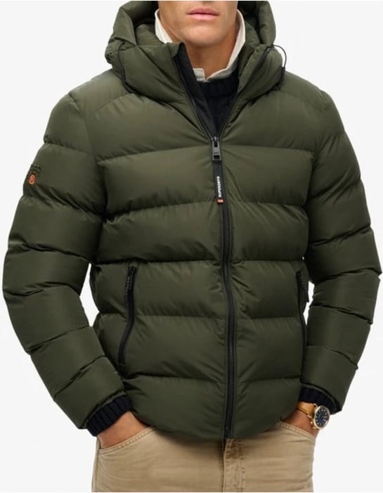 jakne Superdry meshkuj, e gjelbër