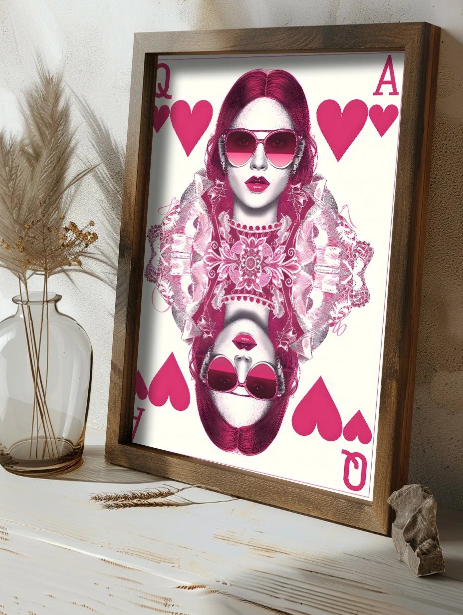 Pikturë dekorative me kornizë MDF, Wallity, GE115-L