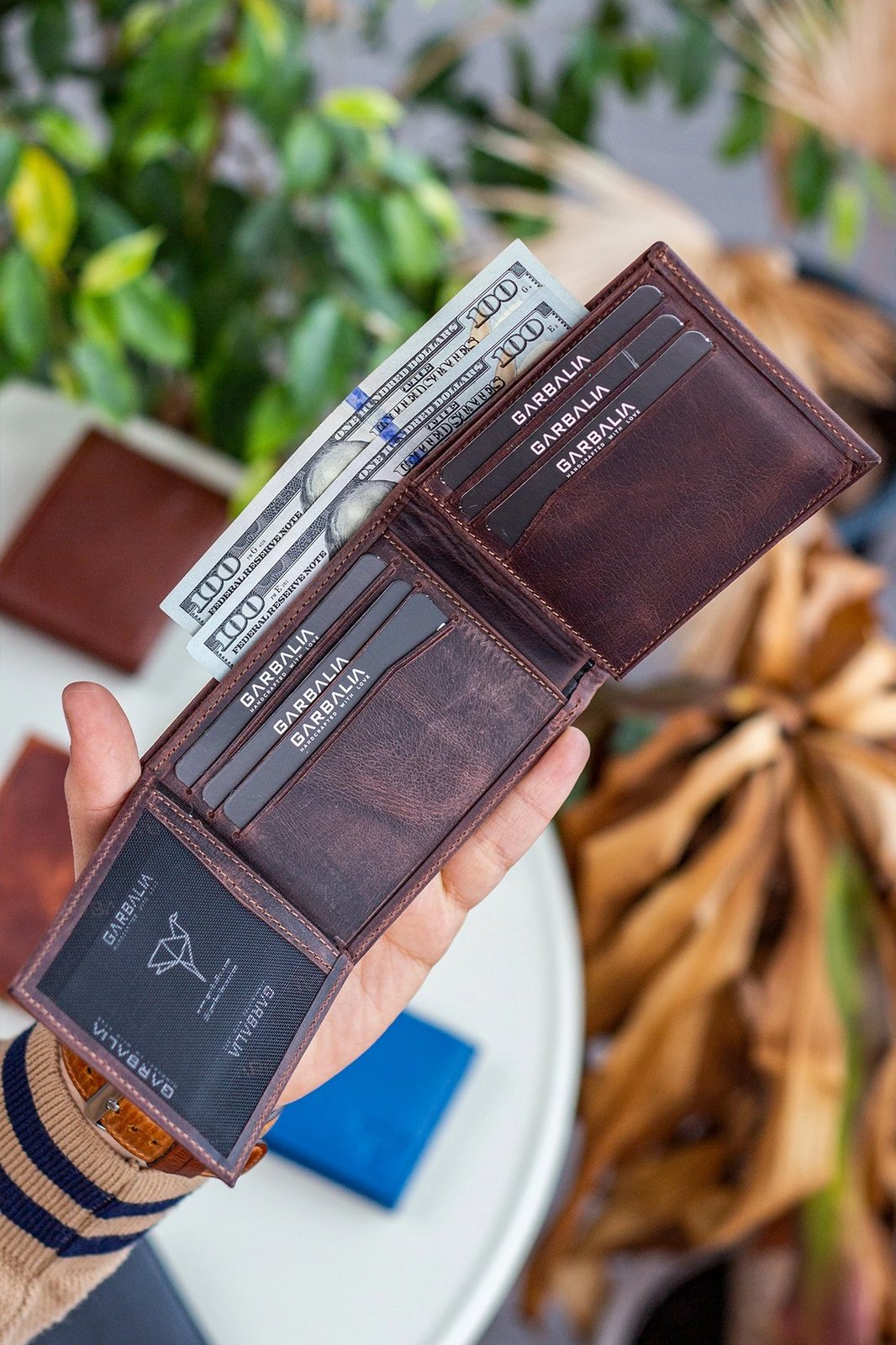 Mbajtës kartelash Zoozie Bags, Porto, ngjyrë kafe