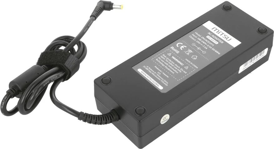 Kasë rryme Mitsu ZM/ACE1971, 135W, 19V, 7.1A, për Acer, e zezë