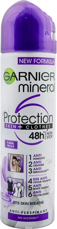 Deo Spray Mineral Protection 6 Fresh Floral 150ML