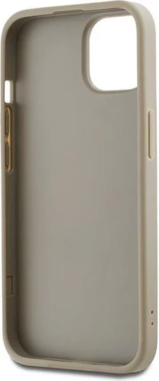 Mbështjellës DKNY Wrist Strap Stock Logo për iPhone 15/14/13, bezhë