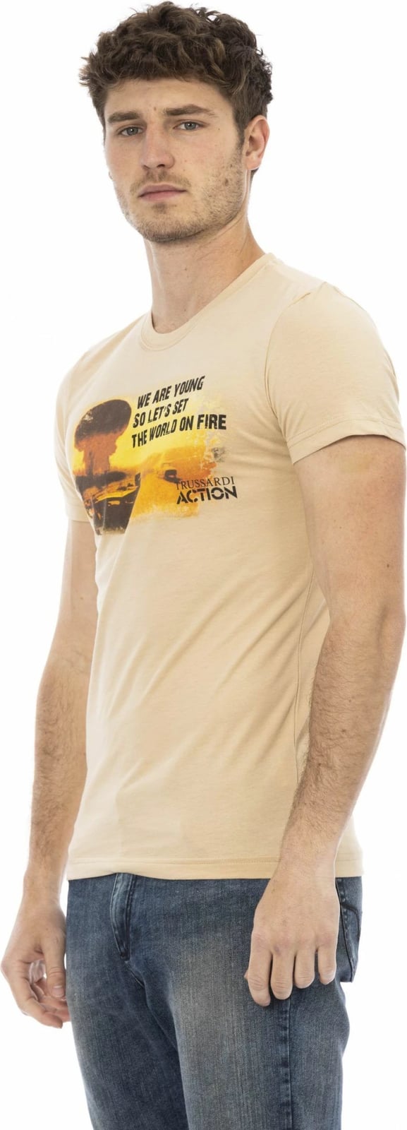 Maicë për meshkuj Trussardi Action, bezhë