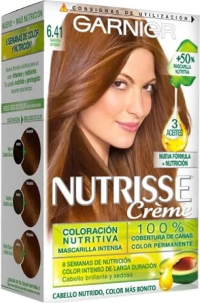 Bojë për flokë Garnier Nutrisse Crème 6.41 Smehtë e theksuar