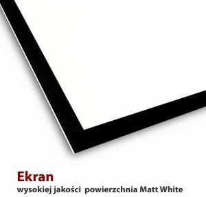 Ekran elektrik për projeksion ART EL F119 16:9, 119 inç, 264x147cm, me telekomandë