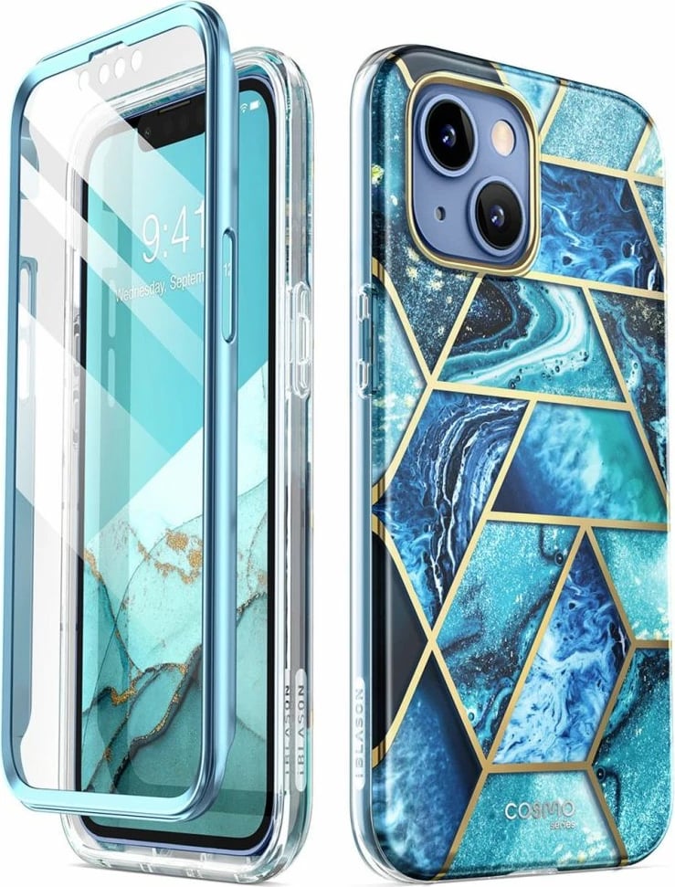 Mbështjellës Supcase Cosmo për iPhone 14 Plus, Blu