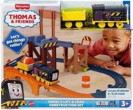 Set lodrash Mattel Thomas & Friends, Diesel's Lift & Load, 15 pjesë