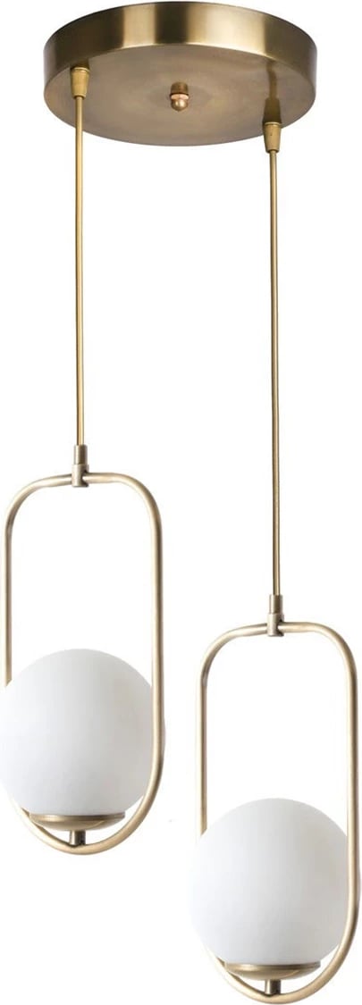 Llambadar Opviq, i bardhë dhe bakër, 8497-2