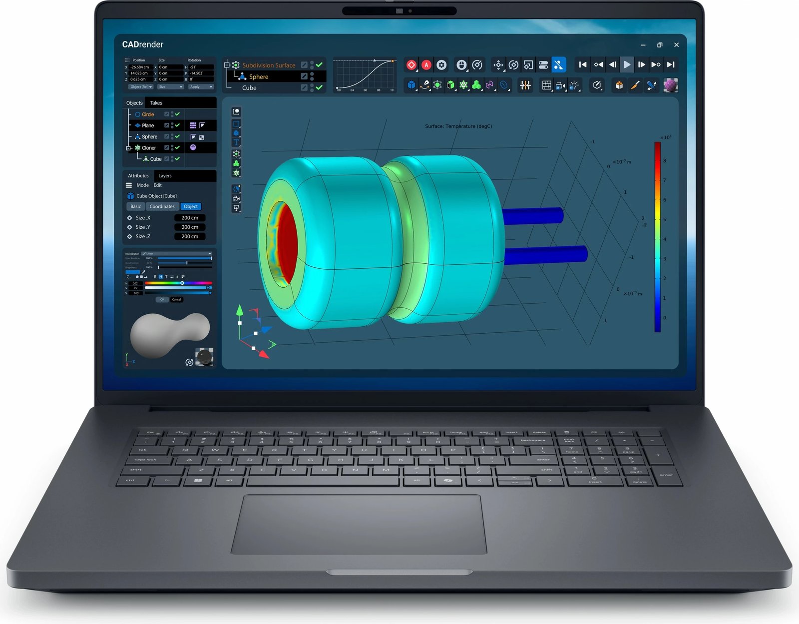 Laptop Dell PRO MAX PLUS 18 MB18250 W11P, 18 inch, gri