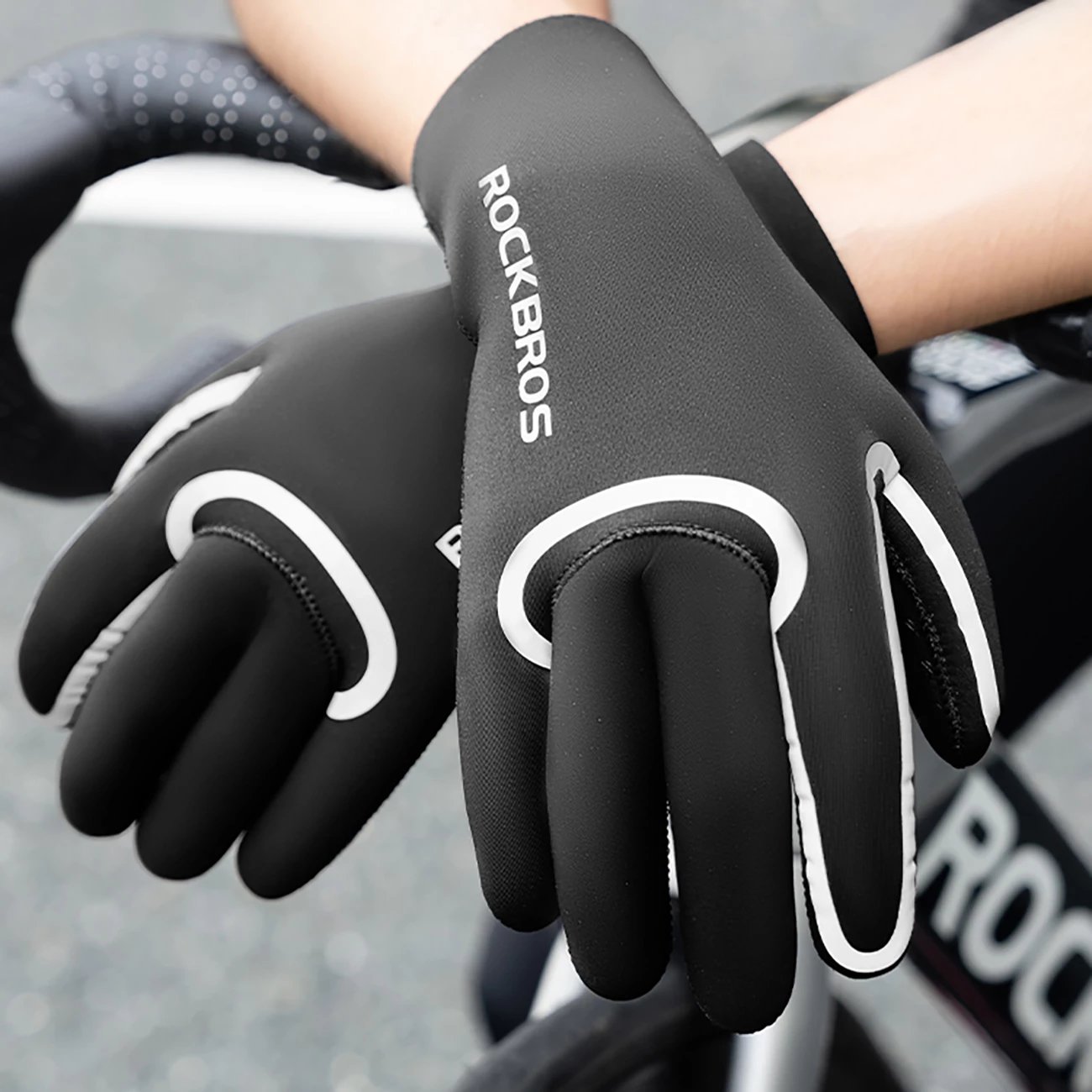 Doreza çiklizmi Rockbros 1631000702, L/XL, të zeza, waterproof