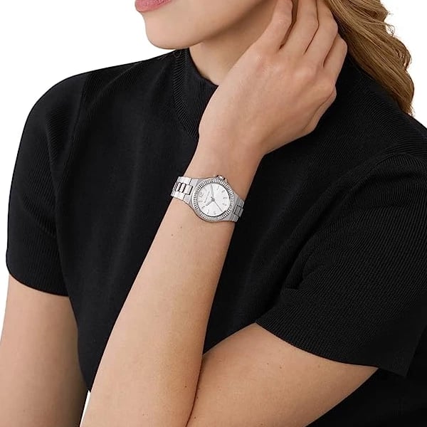 Orë dore për femra MICHAEL KORS LENNOX, argjendi