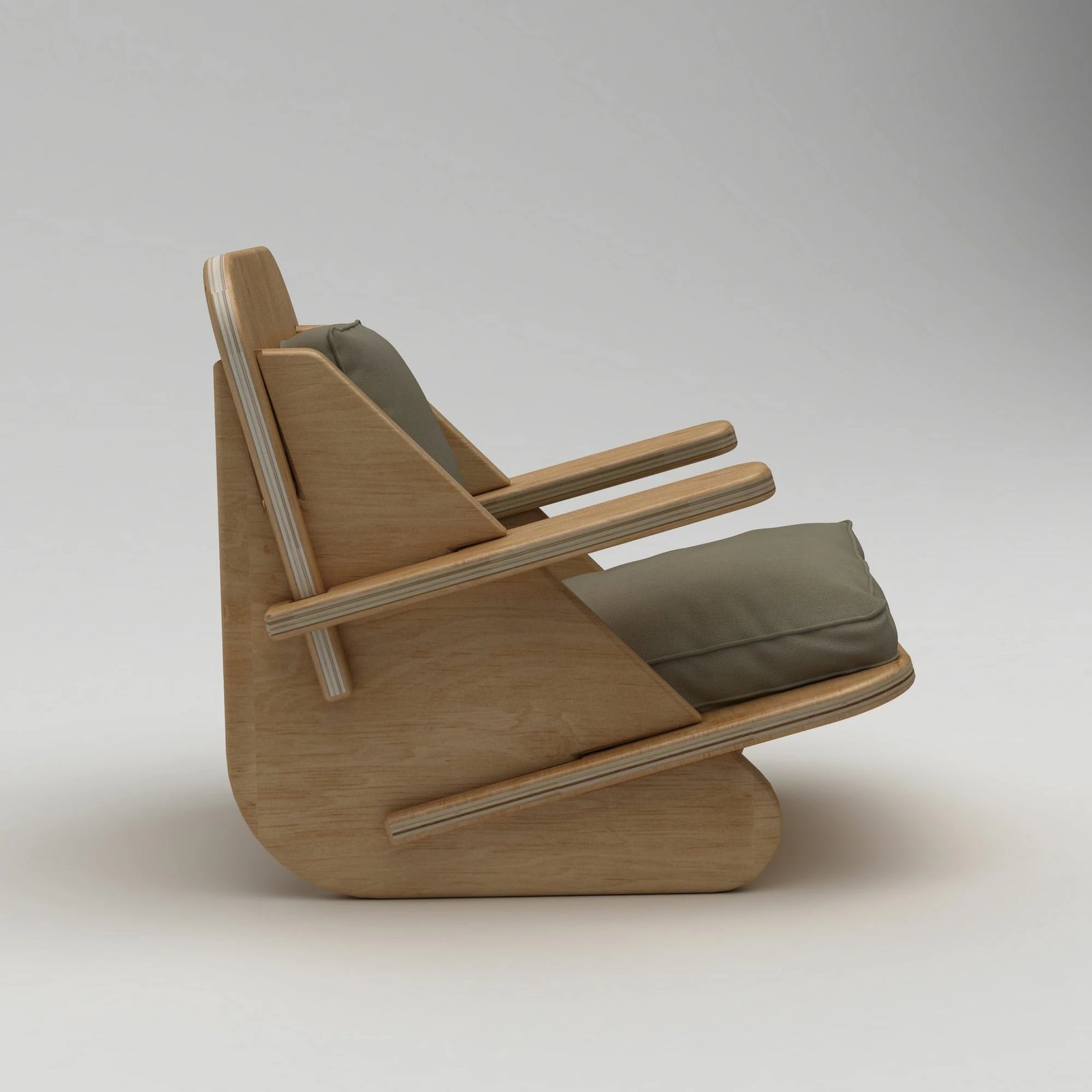 Karrige Wing Skye Decor, druri natyral, khaki, stil moderne