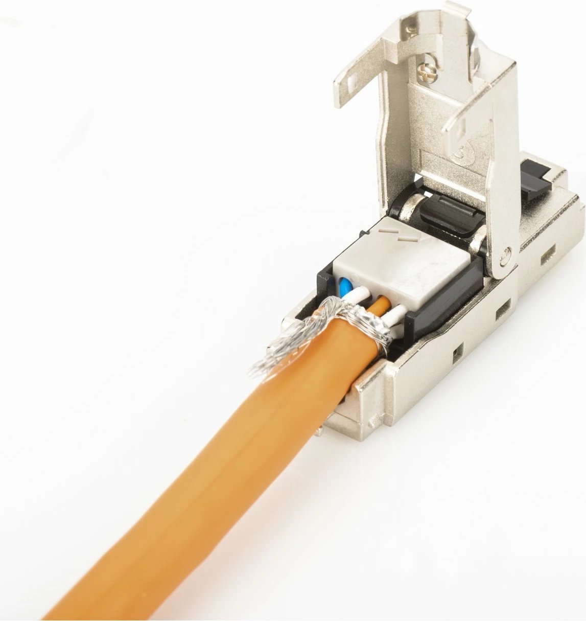 Plug rrjeti Digitus CAT 6A, RJ-45, çelik inox