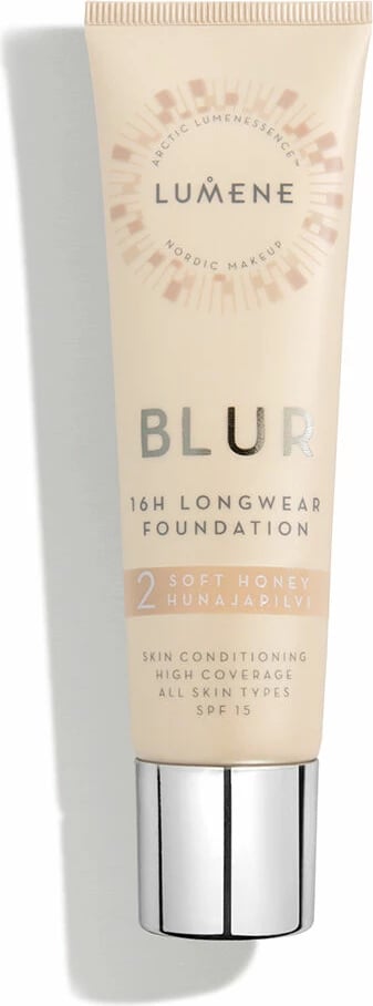 Fondatinë Lumene Blur 16h Longwear SPF15 2 Soft Honey 30ml