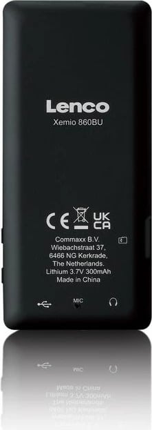 MP4 player Lenco Xemio-860BU, 256GB, Bluetooth, i zi/blu
