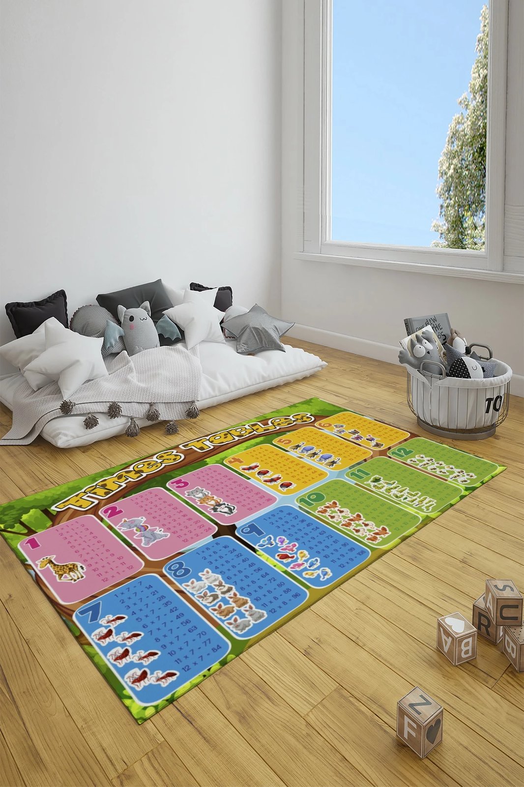 Qilim shumëngjyrësh për fëmijë, 80x150cm, Conceptum Hypnose CT-3074