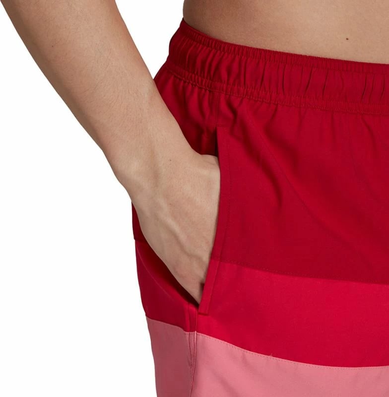 Shorce për meshkuj adidas, të kuqe me të rozë