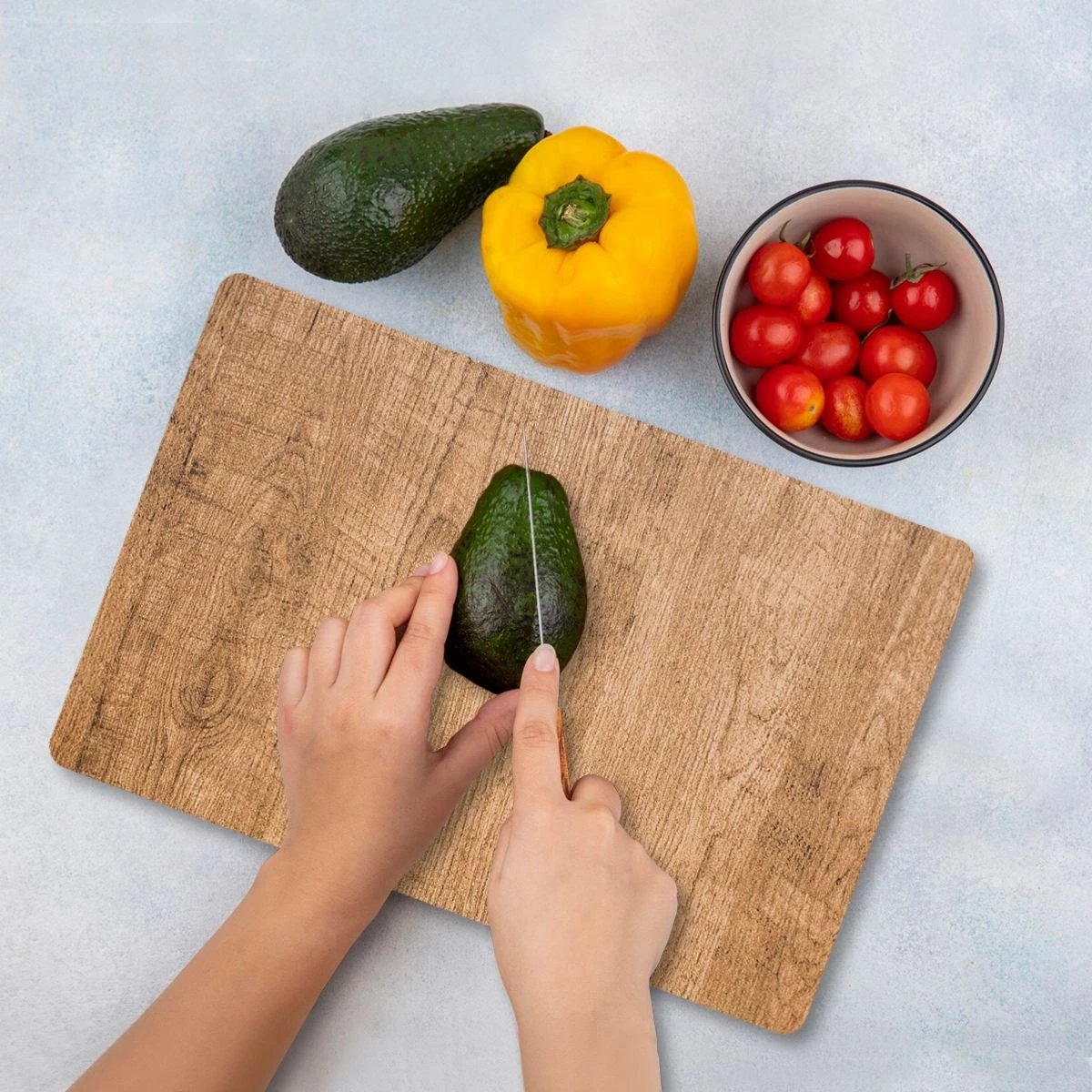 Dërrasë prerëse Hermia, Ckt30 - 3040, xham i temperuar, 30x40cm