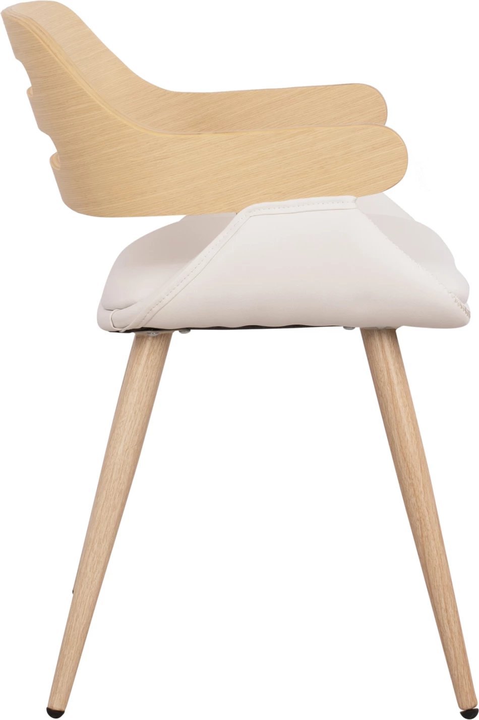 Karrige ndihmëse Superior Pro Sonama me PU të bardhë FH8491.02 50x53x76cm