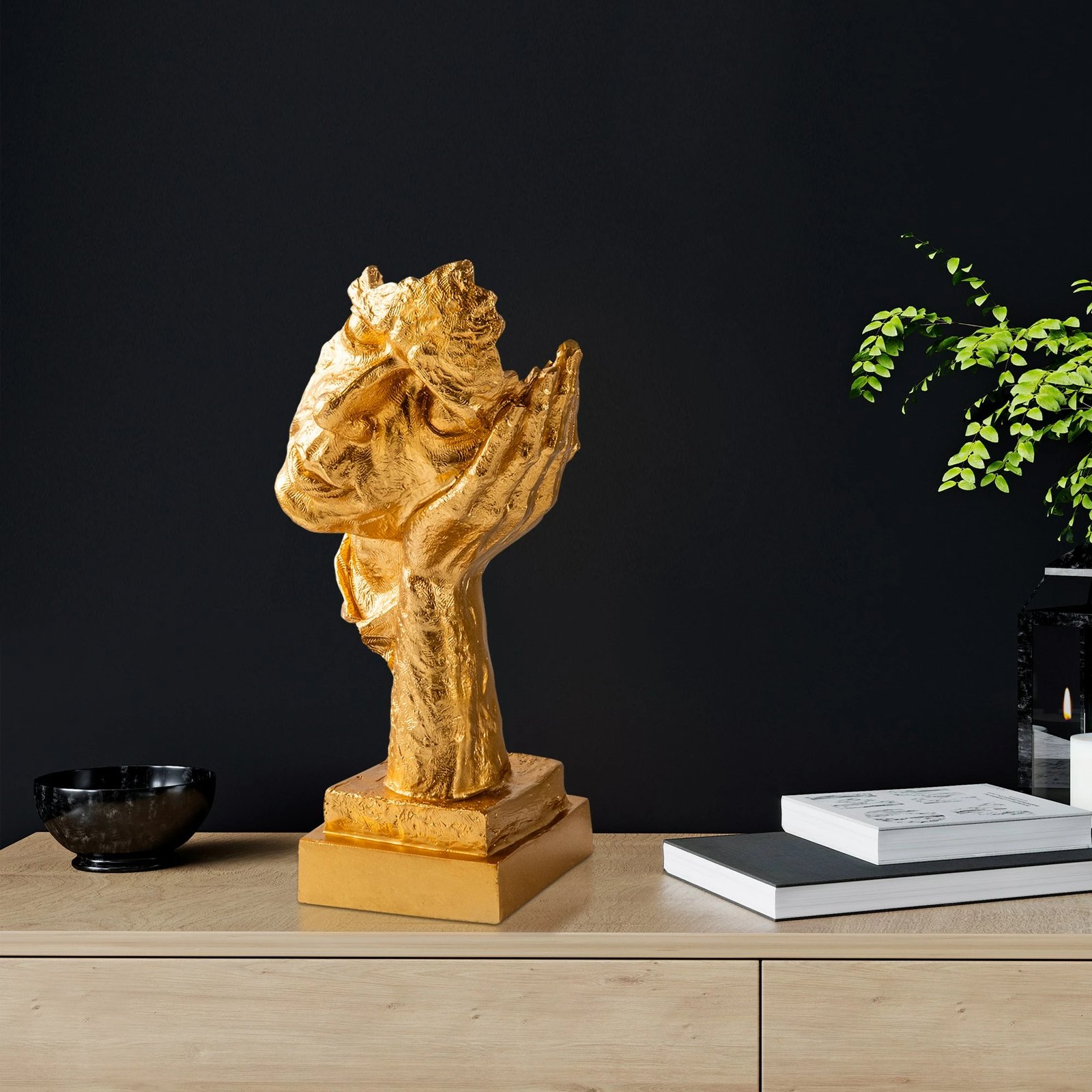 Objekt dekorativ Evila Originals, ngjyrë ari, Yak-030 Objekt dekorativ Evila Originals, ngjyrë ari, Yak-030