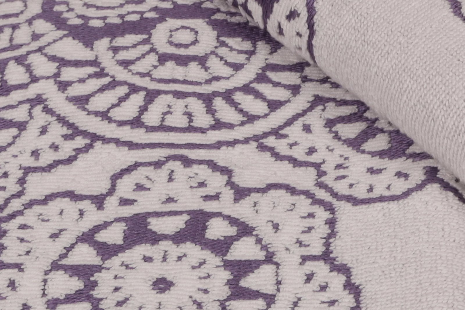 Set peshqirësh duarsh (2 copë), Mijölnir, Marcello, ngjyrë e purpurt dhe ecru