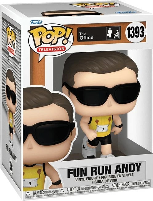 Figurë Funko Pop The Office Run Andy 10cm