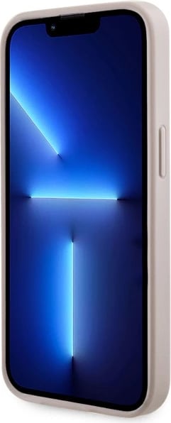 Mbështjellës Guess GUHMP13LP4RPSP për iPhone 13 Pro/13 6.1", 4G Printed Stripes MagSafe, Rozë