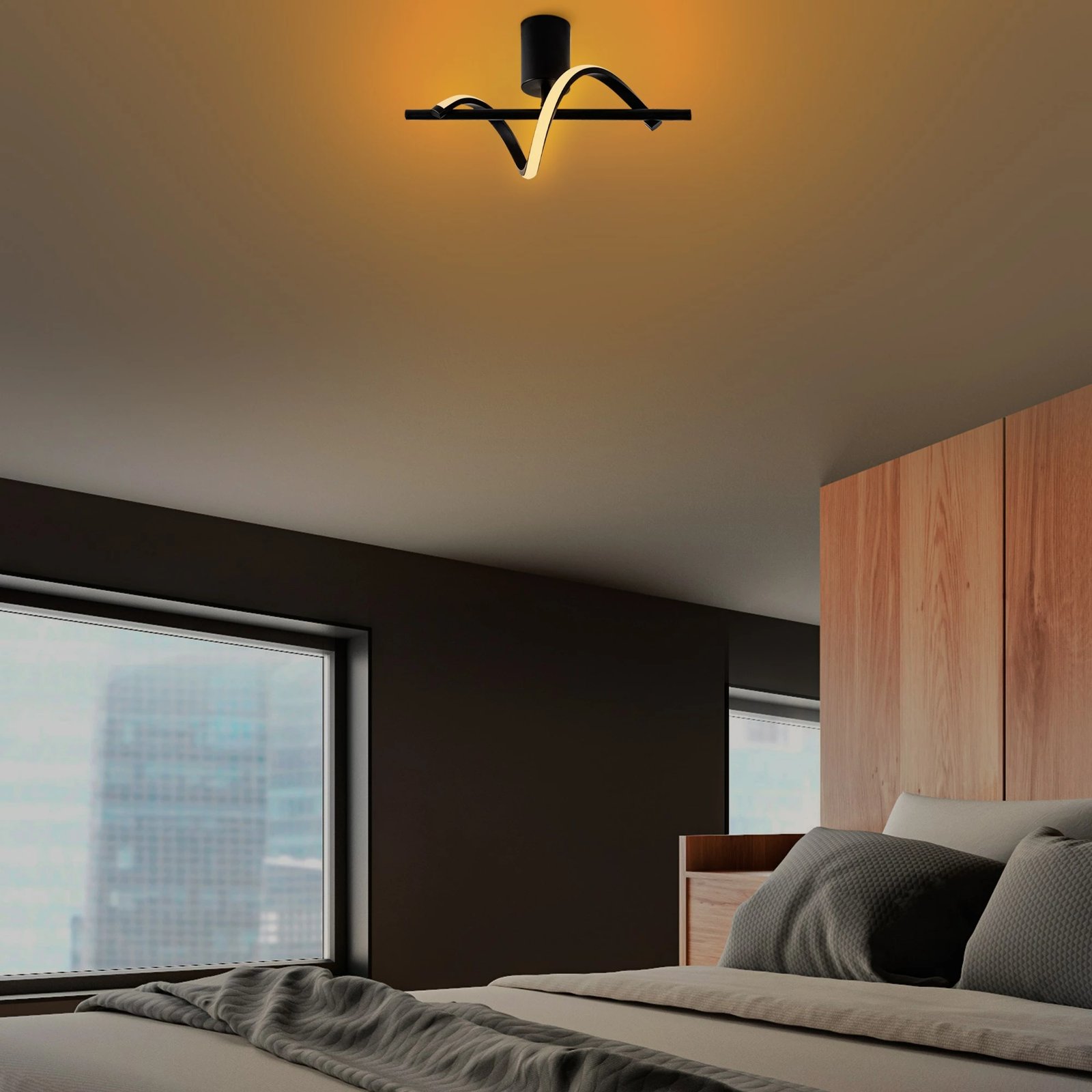 Llambë tavani Opviq, Lıkma - 13514, ngjyrë e zezë Llambë tavani Opviq, Lıkma - 13514, ngjyrë e zezë