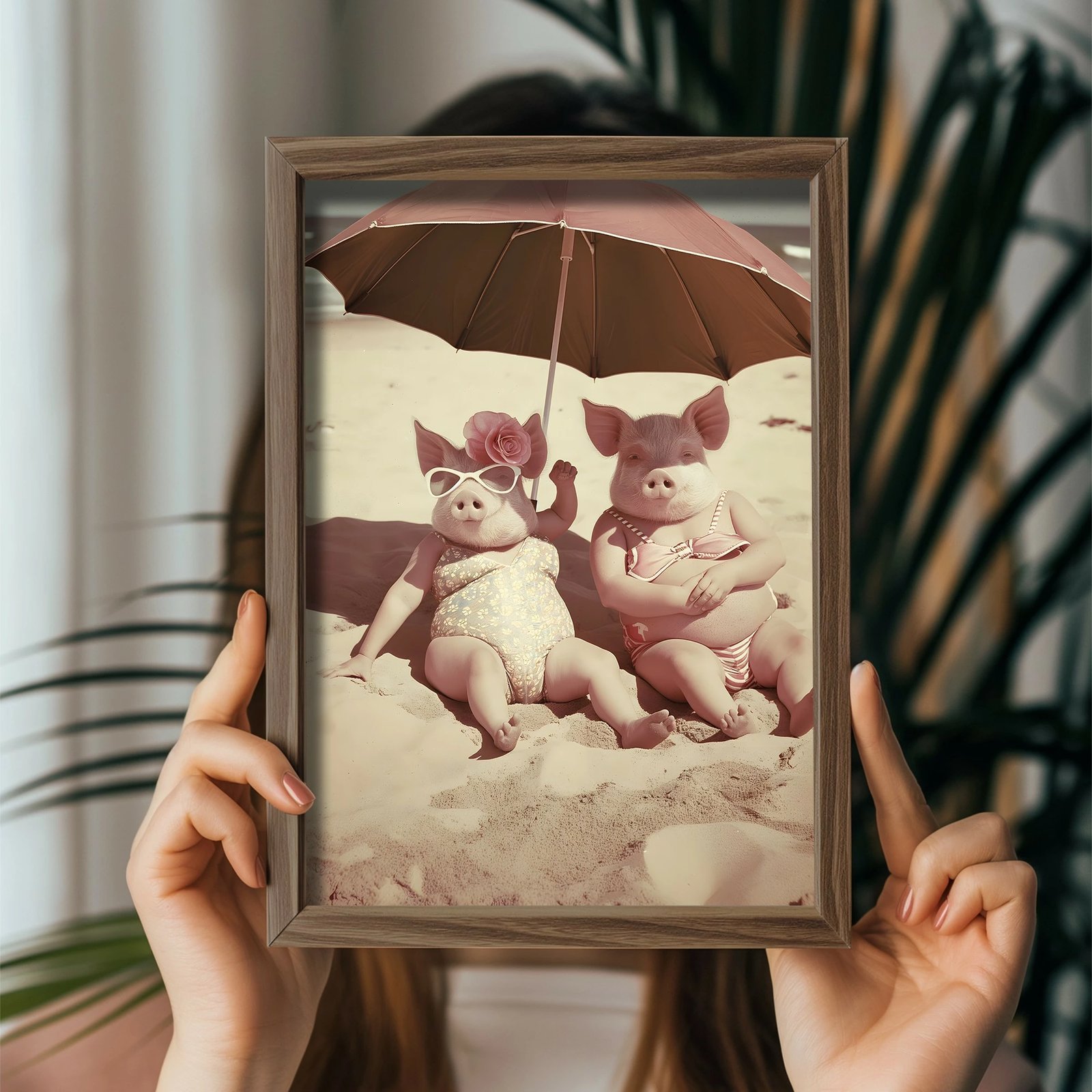 Pikturë dekorative me kornizë, MDF, shumëngjyrëshe, GE098-L