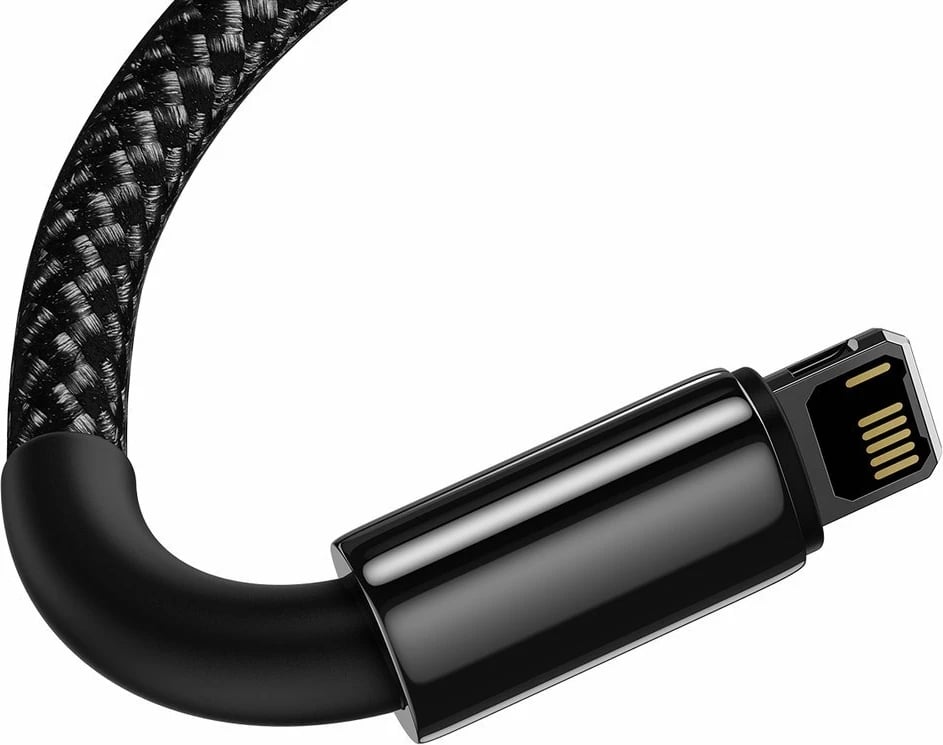 Kabllo Baseus CALWJ-A01 USB në Lightning, 2m, 2.4A, e zezë