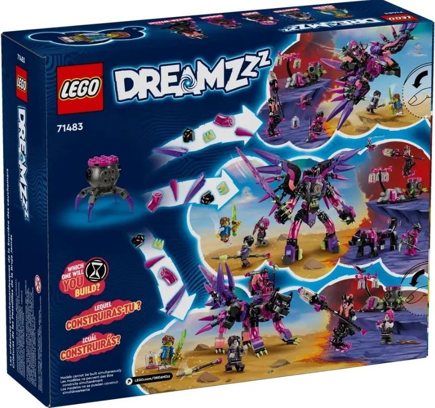 Set LEGO DREAMZzz 71483 Nightmares Creatures Neverknow, 457 pjesë