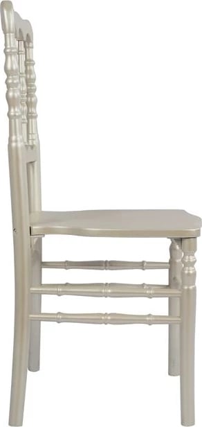 Karrige druri Napoleon ngjyrë perle me mbulesë mbrojtëse FH8056.01 40x46,5x90 cm