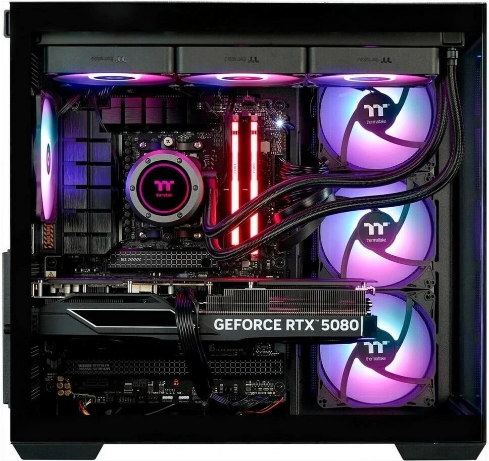 Kompjuter Thermaltake FTW RTX 5080, Windows 11 Home, 64-Bit, i zi/transparent