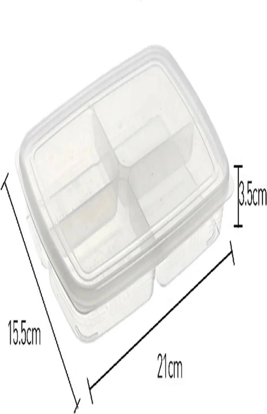 Set kuti për organizim (6 copë), Hermia Concept, transparent, 1000 ml