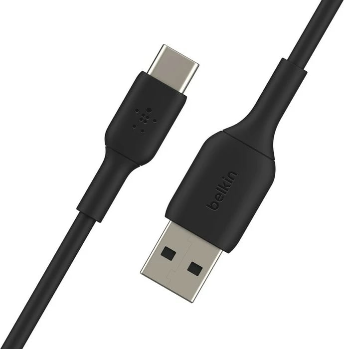 Kabllo Belkin BoostCharge USB-A në USB-C, 2m, e zezë