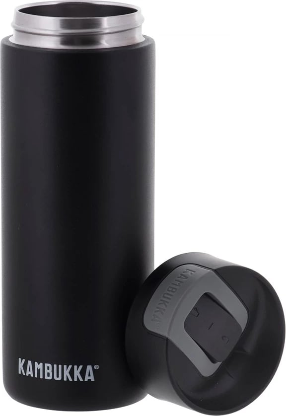 Filxhan termik Kambukka Olympus, ngjyrë e zezë matte - 500 ml