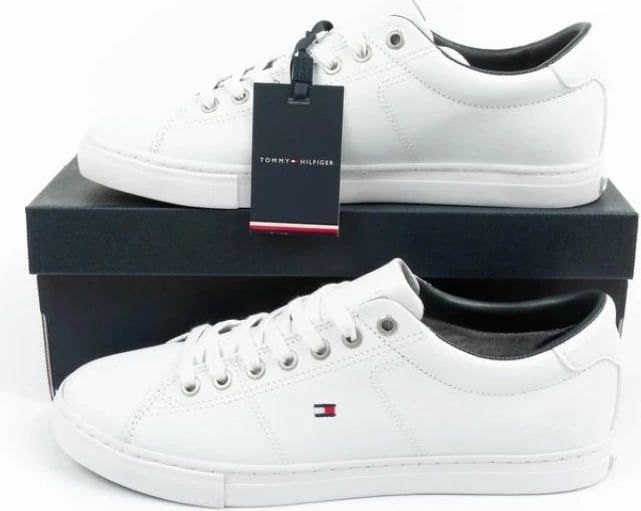 Këpucë për meshkuj Tommy Hilfiger, të bardha