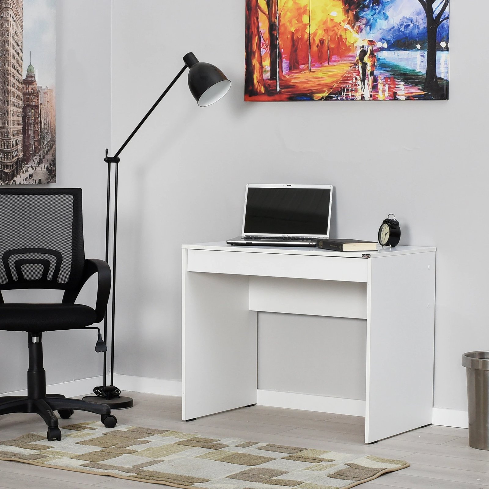 Tavolinë studimi Skye Decor, diamond e bardhë, Cms-301-Dd-1