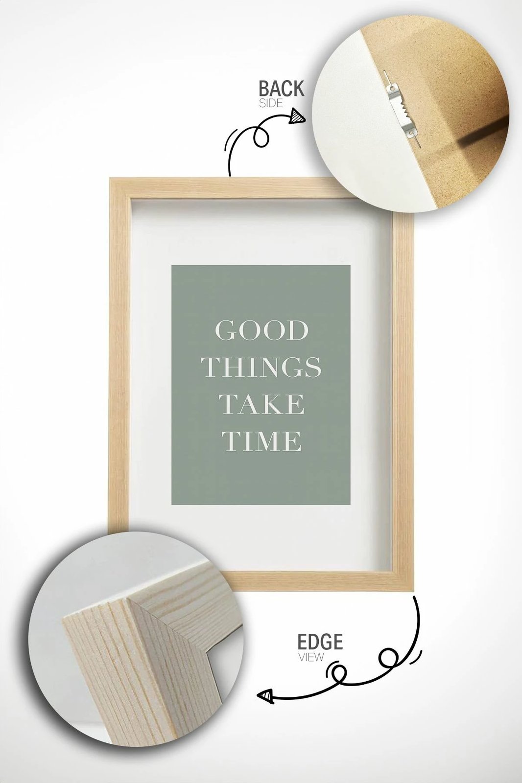 Pikturë dekorative me kornizë (3 copë), Wallity, Artcerceve1