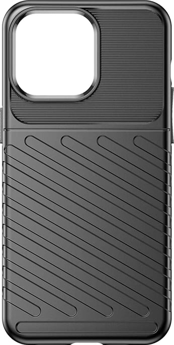 Mbështjellës i blinduar Hurtel Thunder Case për iPhone 15 Pro Max, i zi