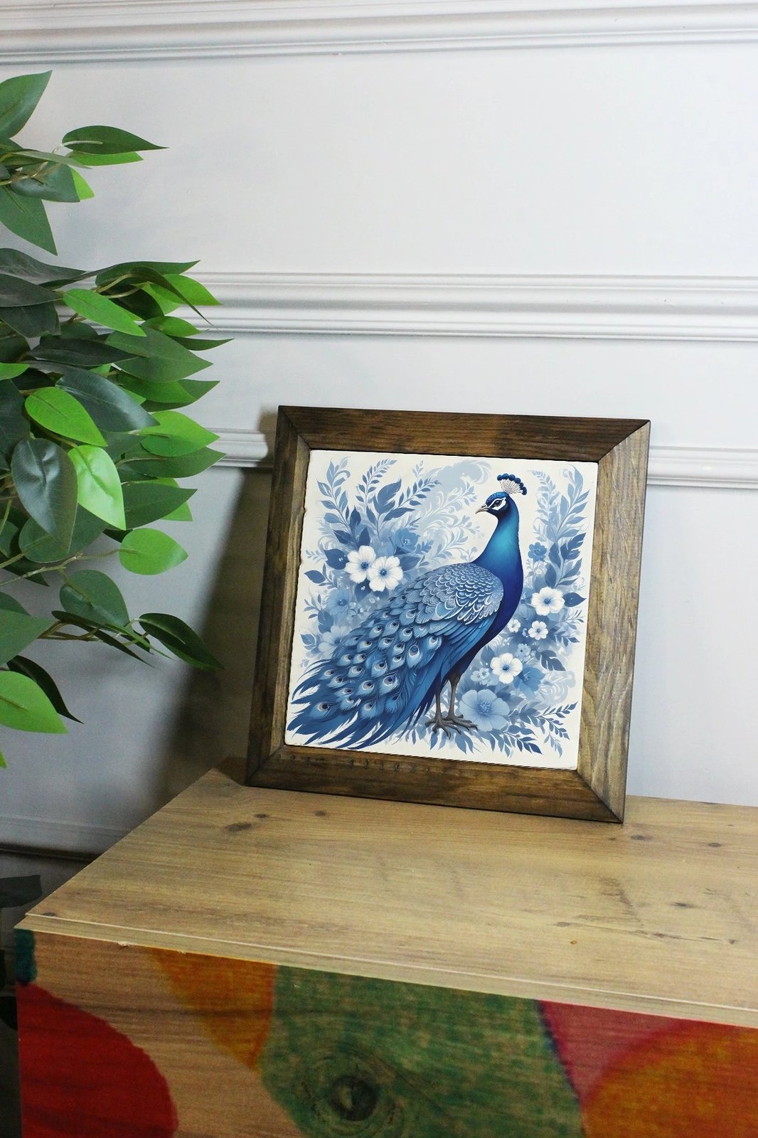 Pikturë dekorative me kornizë, Wallity, Ersytastablo51 - 16, shumëngjyrëshe, 15.5x15.5cm