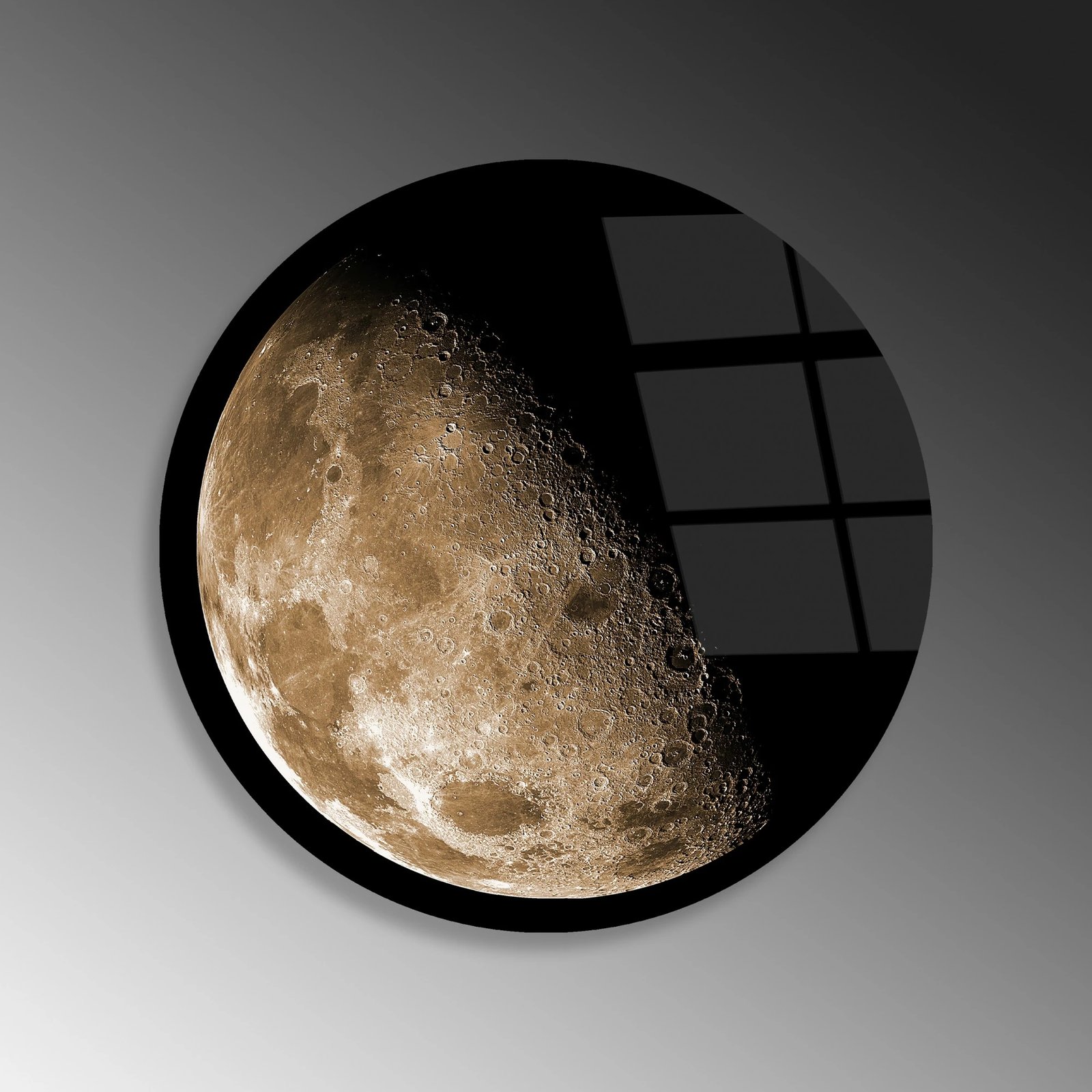 Pikturë dekorative prej xhami të temperuar, Wallity, UV-1145, shumëngjyrëshe, 30cm