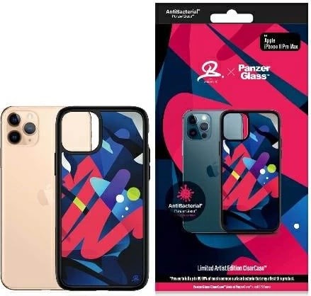 Mbështjellës PanzerGlass ClearCase Mikael B Limited Artist Edition për iPhone 11 Pro Max, shumëngjyrësh