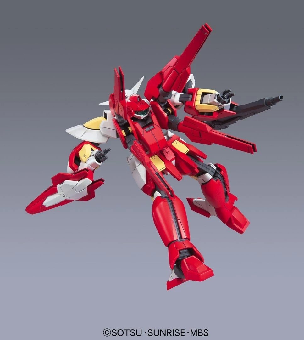 Figurë koleksionuese BANDAI HG 1/144 REBORNS GUNDAM, Bardhë, Kuq, Verdhë