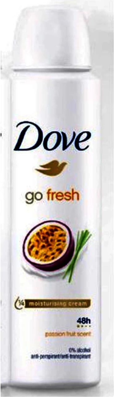 Dezodorant spraj unisex Dove Go Fresh Passion Fruit & Lemon Grass 200ml