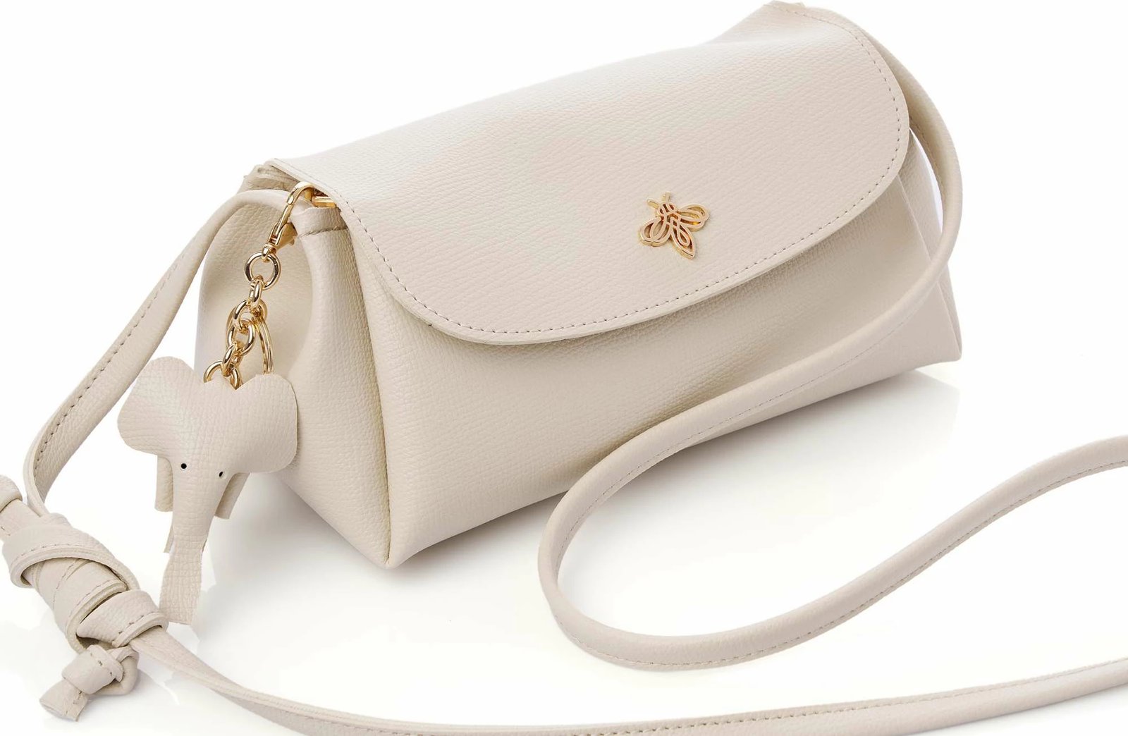 Çantë krahu Lucky Bees Ava, ngjyrë krem